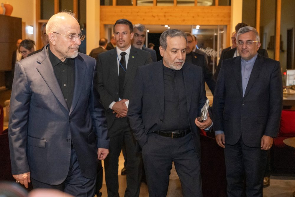 The Latest: Vance and Iranian negotiators are in Switzerland to work on details of deal