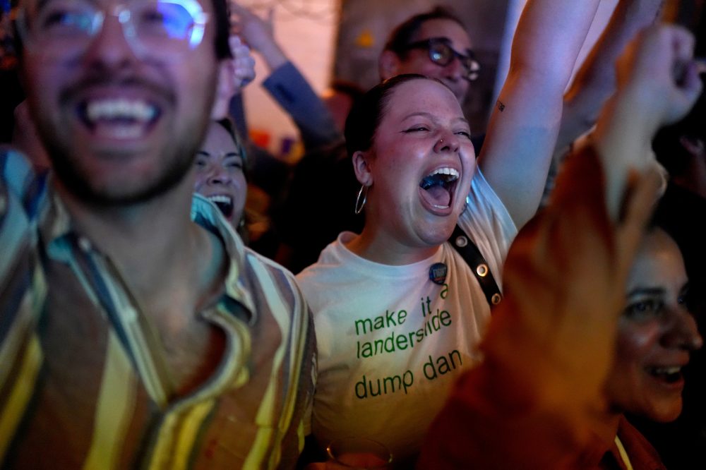 New York leads four-state primary elections, in photos