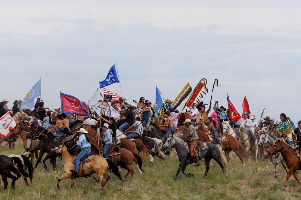 Native American tribes mark the 150th anniversary of the Battle of Little Bighorn, in photos