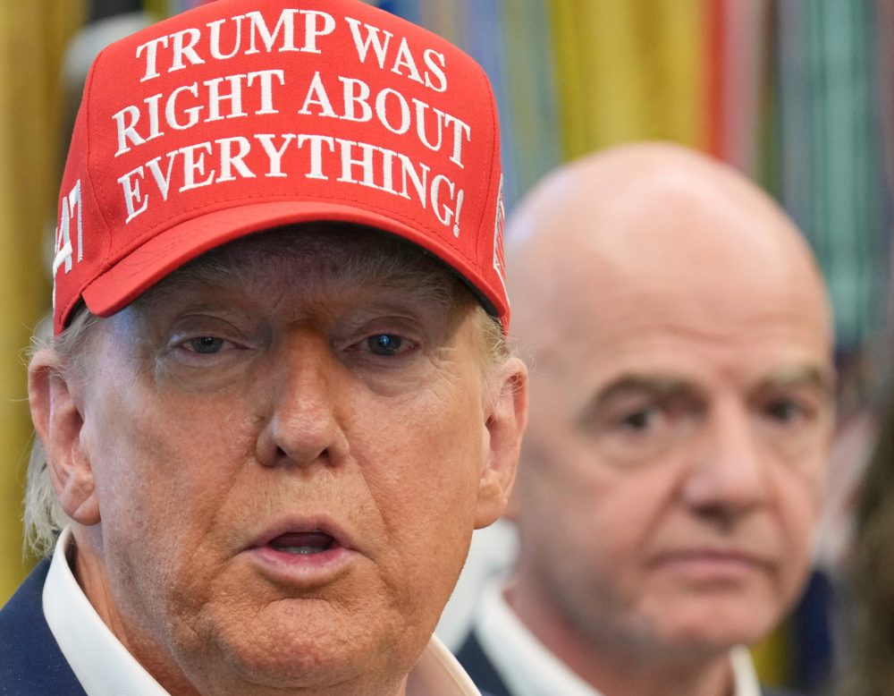 Red card furor puts Trump and Infantino’s relationship under the spotlight again