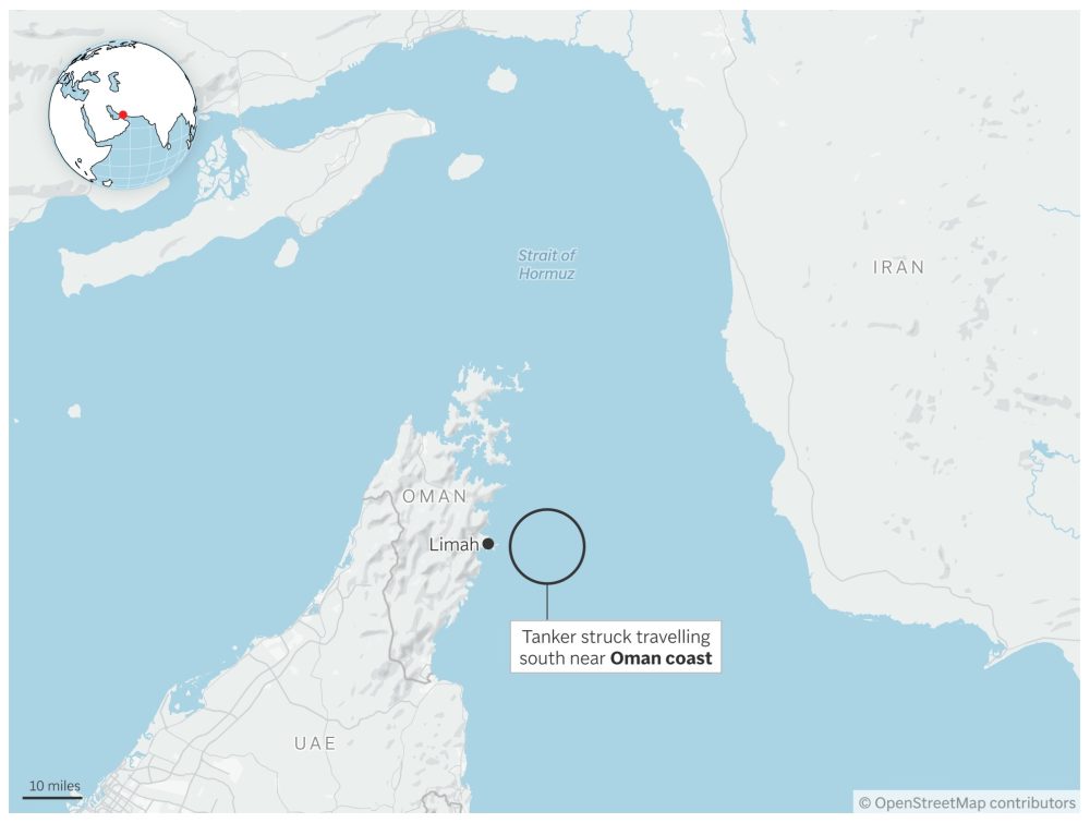 Tehran targets Bahrain and Kuwait after US strikes and limits Iran’s oil sales over ship attacks