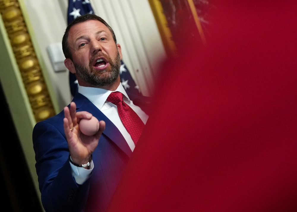 Mullin pushes states to comply with election demands, echoing Trump’s claims about midterm risks