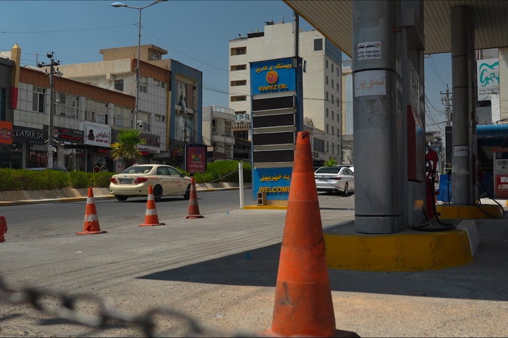 Drivers endure overnight gas lines as a war-driven fuel shortage grips Iraq’s Kurdish region