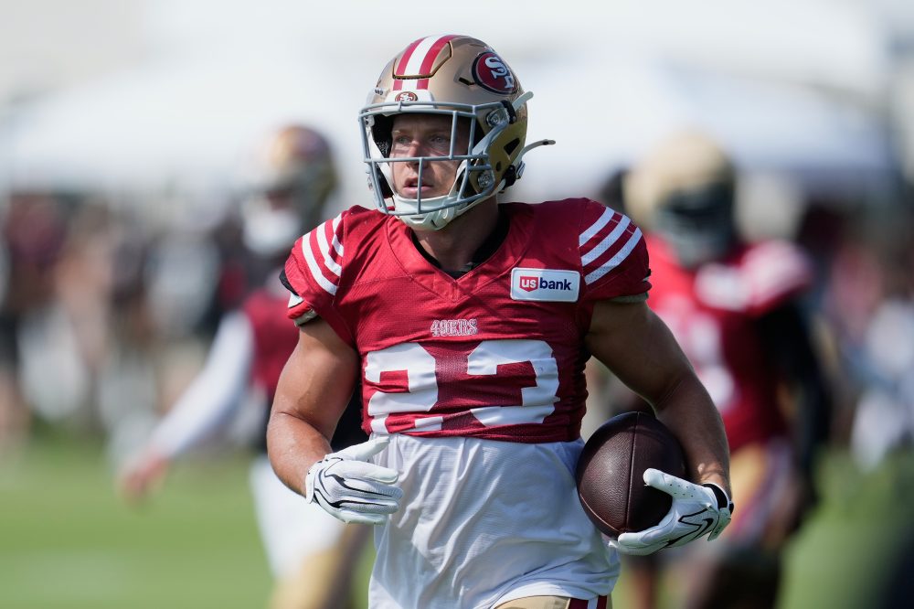 McCaffrey sits out practice with ‘tightness’ as the 49ers manage his workload