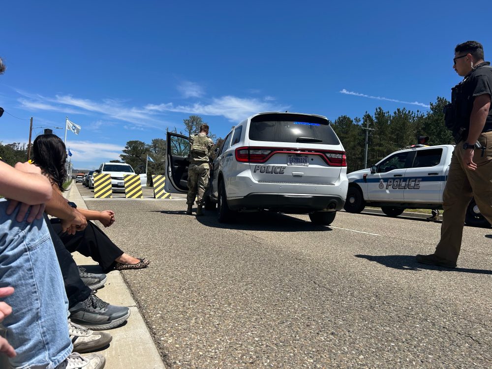 Invited media and military members held at gunpoint at Space Force base in California