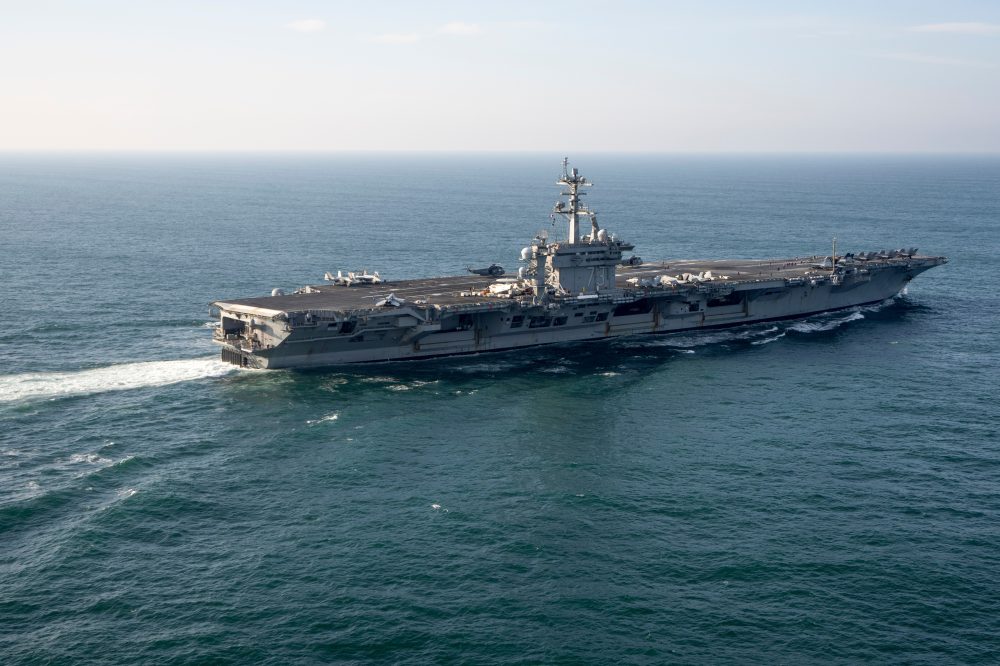 US aircraft carrier arrives in Middle East, relieving long-deployed USS Lincoln