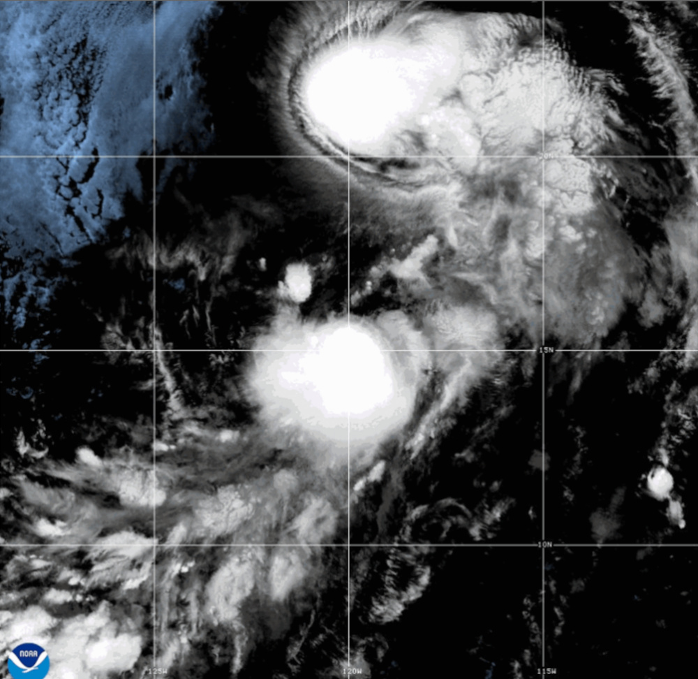 Tropical Storm Julio forms in the Pacific and isn’t threatening land