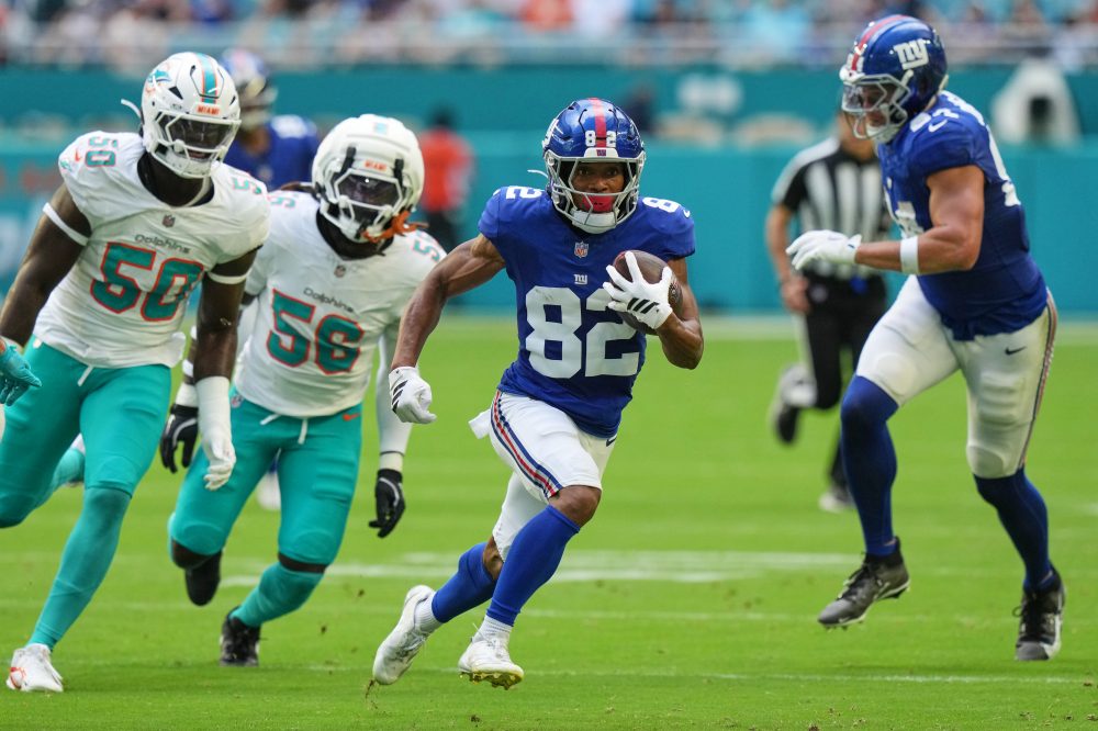 Giants receiver Calvin Austin is out for the season with a torn ACL, AP source says