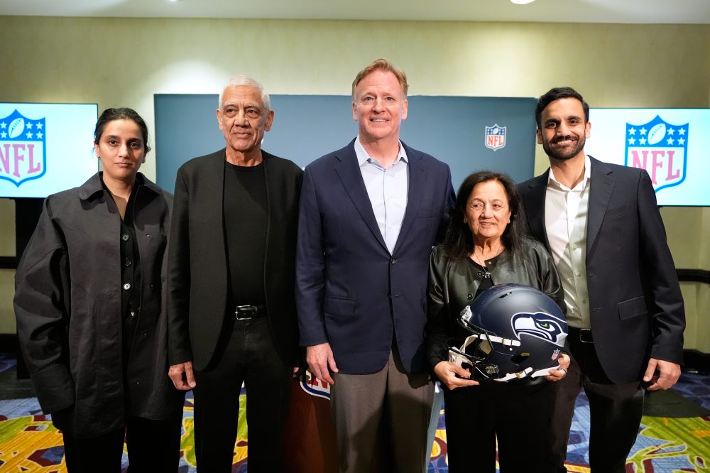 NFL owners unanimously approve the sale of the Seahawks to Vinod Khosla and his family