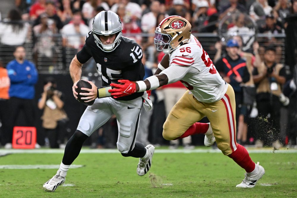 A rough night for Raiders rookie Fernando Mendoza in 18-12 preseason loss to the 49ers