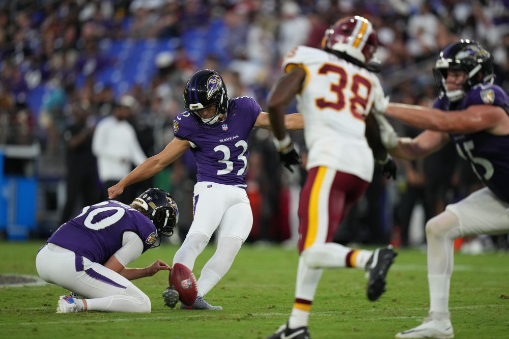 Ravens bludgeon Commanders 41-3 in preseason finale, but Tyler Loop misses 2 more field goals
