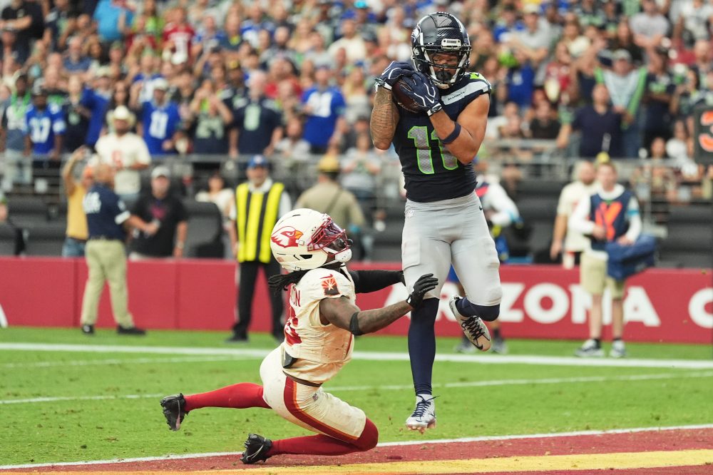 Drew Lock connects for 3 TDs with Jaxon Smith-Njigba; Seahawks roll past Cardinals 31-7