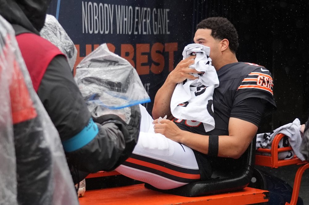 Bears QB Caleb Williams is ‘week to week’ with hamstring injury, coach Ben Johnson says