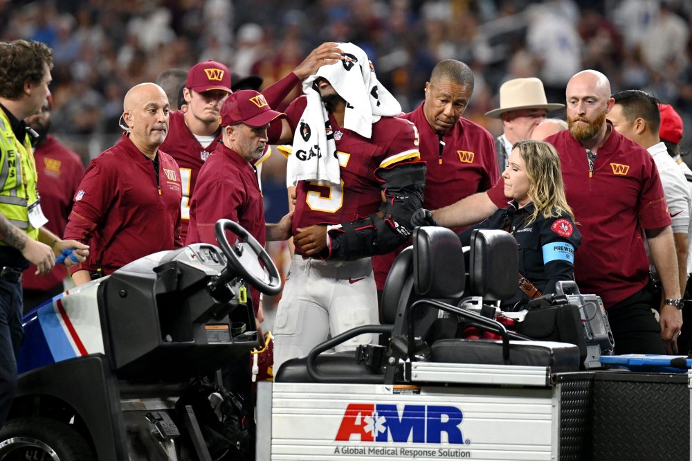 While awaiting more info on Daniels’ injury, the Commanders announce Mariota will start this weekend