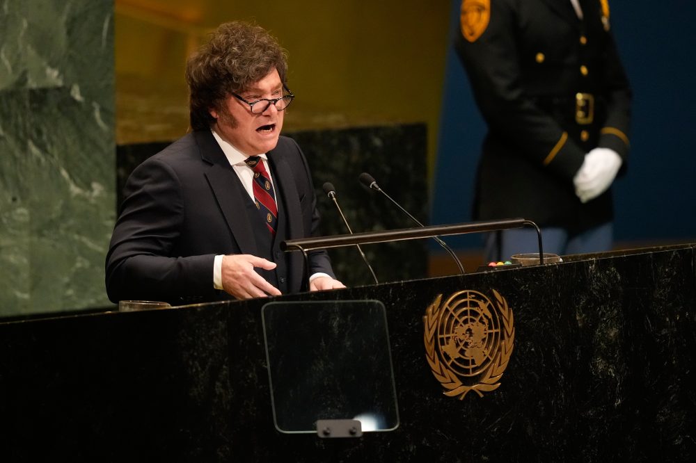Milei renews Argentina’s Falklands claim at the UN, urging a “peaceful solution”