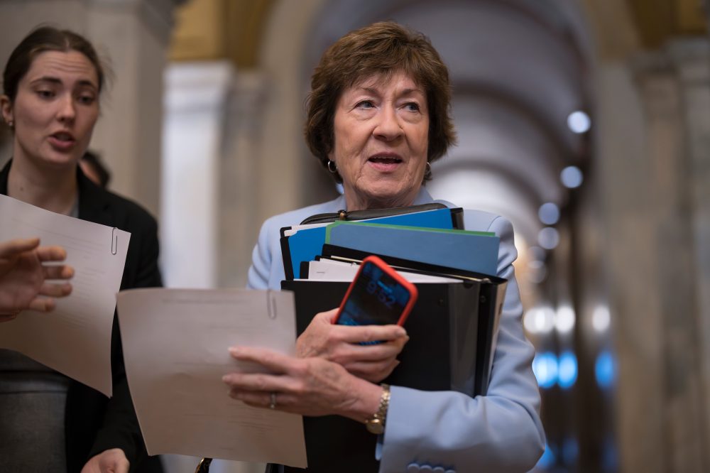 Maine Dems hammer Collins over report of pay-to-play probe. The GOP senator calls it ‘totally false’