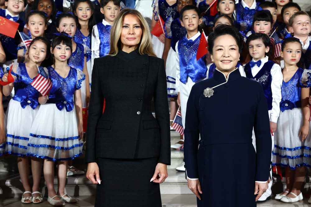 Melania Trump hosts China’s first lady for an outing watched for diplomacy and style