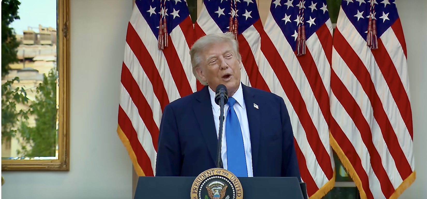 Trump urges GOP to make the midterms a choice between the results of his administration and “failed Democratic policies” (VIDEO)